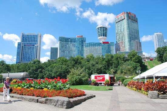 Die Kehrseite der Medaille - die Hoteltürme