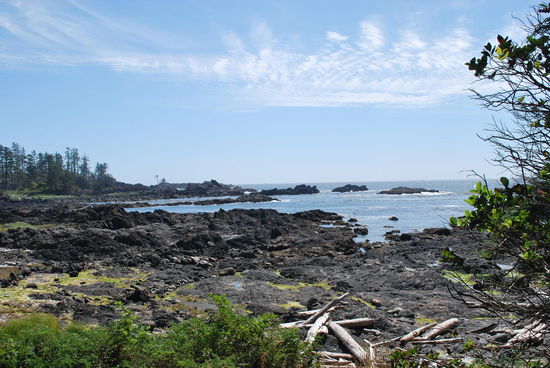 Die Aussicht vom Black Rock Resort in Ucluelet