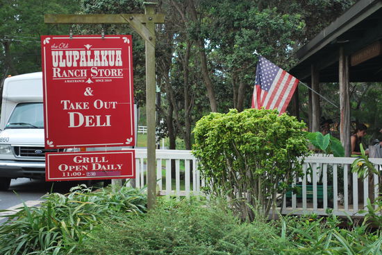 Ulupalakua ist eine weitere riesige Rinder-Ranch hier, aber die machen auch noch Wein und betreiben ein Souvenirgeschäft. Da es der erste Spot ist nach Wiedereintritt in die zivilisierte Welt, machen hier fast alle Halt und das muss man geschäftstüchtig ausnutzen, was den Betreibern hier auch perfekt gelingt. Allein die Aussicht auf Toiletten ist ja schon den Stopp wert für die allermeisten und dann kann man ja auch gleich mal eine kleine Weinprobe dranhängen...kostet ja nichts.