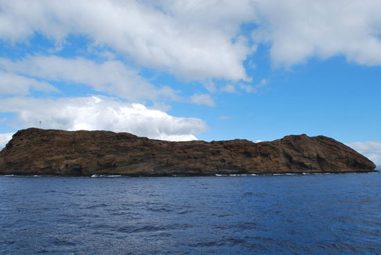 Die Rückseite des Molokinikraters