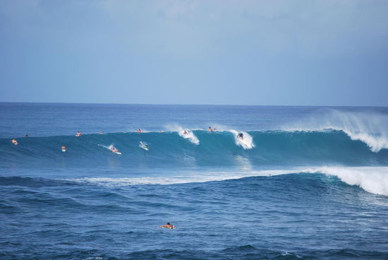 Am Banzai Pipeline hätte ich stundenlang zuschauen können !