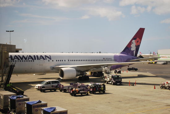 Hawaiian Boeing 717 für sage und schreibe 20 Minuten Flug