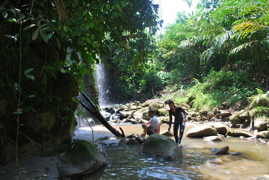 Nach der Wasserfall-Dusche