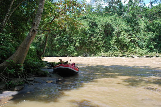 Wir haben angelegt zur Mittagspause
