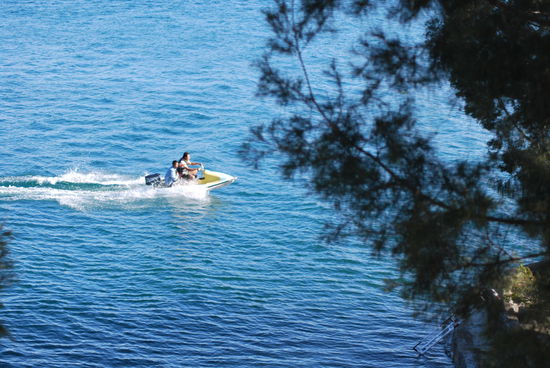Lake Toba - Jet-Ski ? Kein Problem !