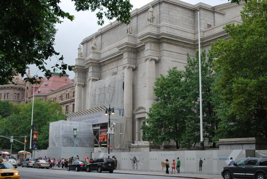 "Nachts im Museum" war es jetzt nicht gerade und das Reiterstandbild von Teddy Roosevelt war leider verhüllt, aber der Dino in der Eingangshalle war definitv zu sehen !