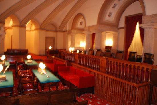 .. ein leider verwackelter Blick auf den alten supreme court