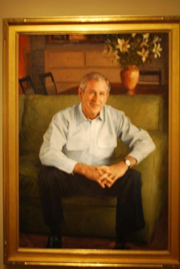 Sohn George W. Bush hingegen texanisch-locker