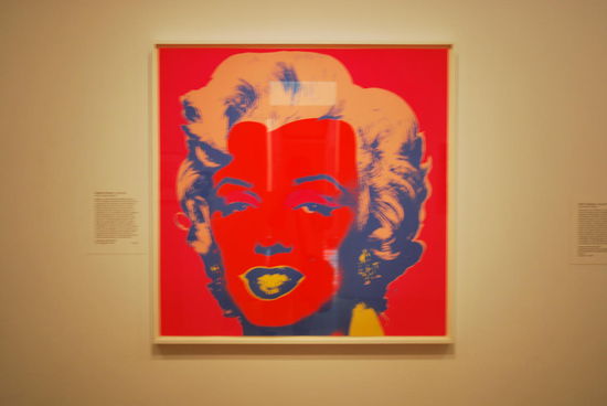 Eine der berühmten Warhol-Marylins