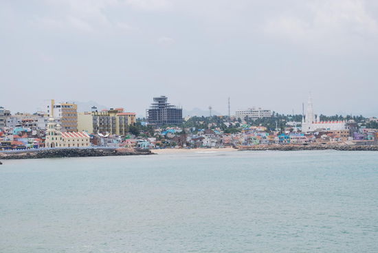 Kanyakumari am südlichsten Punkt Indiens - end of India