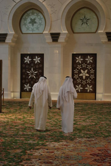 Ein paar Emiratis sind auch da...