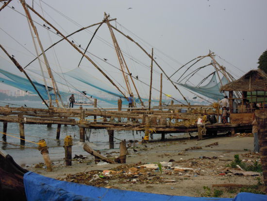 Schade nur, dass der Strand so vermüllt ist