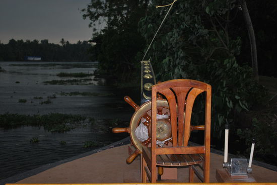 Wir haben angelegt für die Nacht - es gibt Gewitter und Regen
