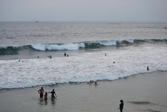 Das Wasser ist echt herrlich !