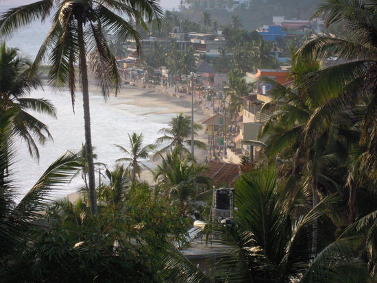 Blick von meinem Hotel-Hügel