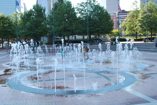 Der Spuckbrunnen im Centennial Park