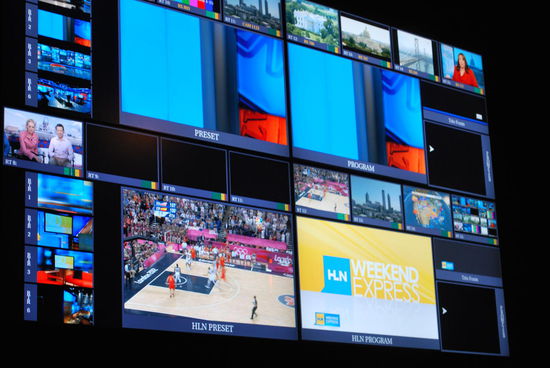 Der Sender HLN (Headline News) ist im gleichen Gebäude untergebracht.