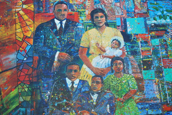 Mural - Wandmalerei vorm Besucherzentrum