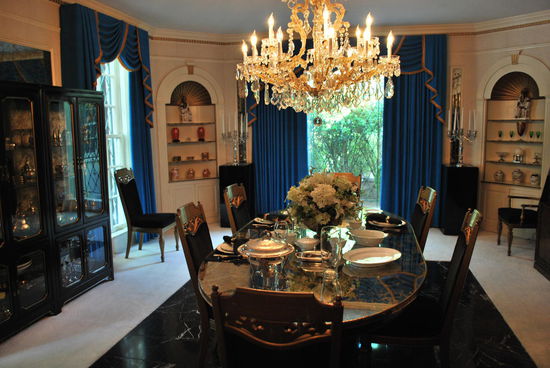 Esszimmer - für den King of Rock´n Roll fast schon spießig