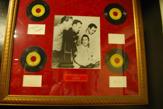 Johnny Cash, Elvis, Jerry Lee Lewis und Carl Perkins