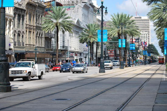 Canal Street ist so das Epizentrum von New Orleans