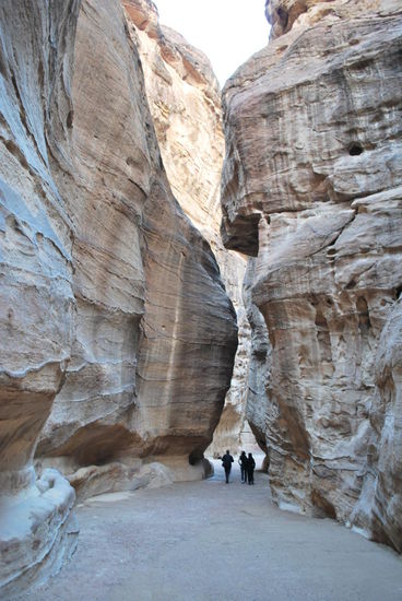 Und hinein in den Siq...