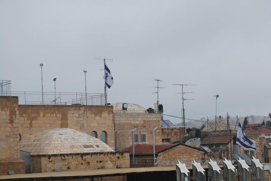 Die Dächer bei der Klagemauer