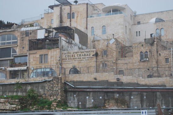 Blick auf das jüdische Viertel im Hintergrund