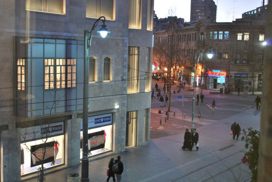 Zion Square - und es regnet gerade mal nicht !