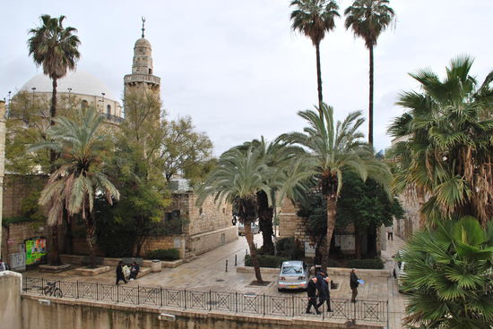 Die wunderschöne Umgebung im jüdischen Viertel