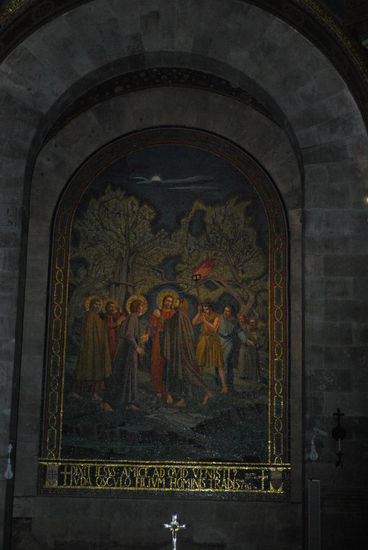 In der Kirche aller Nationen - sie wird auch Todesangstbasilika genannt.