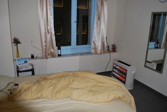 Mein bescheidenes Zimmer im Jerusalem Little Hotel...