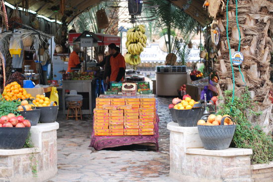 Die ganzen Datteln und Feigen sehen allerdings auch gut aus. Aber die kann man überall kaufen und wesentlich günstiger bekommen, also später...