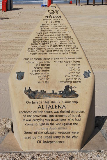 Denkmal für die Altalena