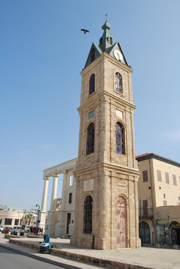 Der osmanische Uhrenturm von 1906