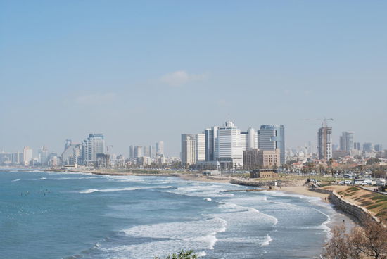 Und der Hammer-Blick über Tel Aviv !!! Wow...