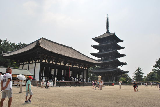 die obligatorische 5-stöckige Pagode am Kofukuji Tempel