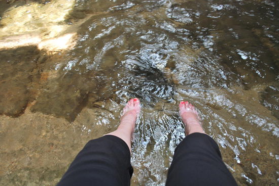 Was für eine Wohltat ! Ich hätte hier ewig sitzen können...