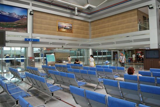 Viel Platz in der Wartehalle