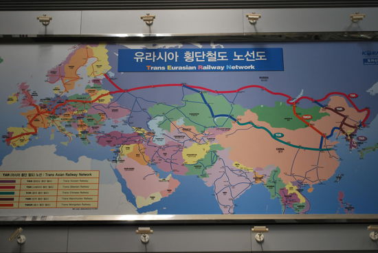 Von Südkorea auf dem Landweg nach Europa - so könnte es mal funktionieren