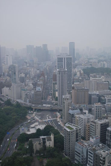 Tokio in Dunst und Smog