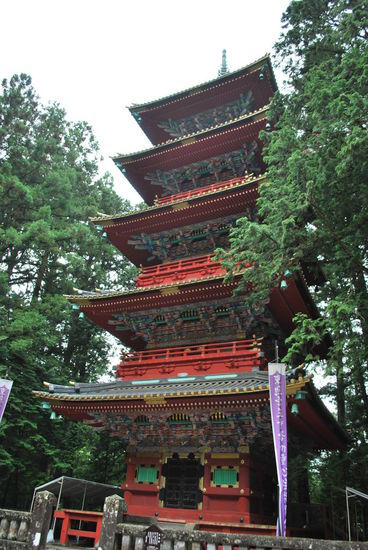 5-stöckige Pagode - gehört zu jedem Schrein dazu