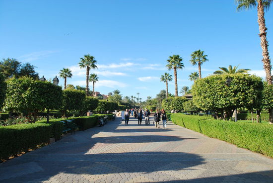 Der Park Jardin de Koutubia
