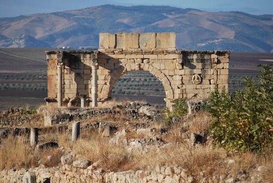 Triumphbogen oder Rest des Kapitols ? Ich habe echt nicht zugehört.