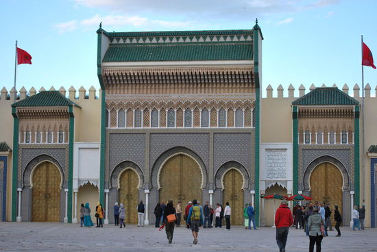 Verrammelt und verriegelt: Königspalast in Fès