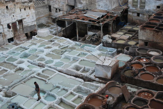 Für marokkanische Verhältnisse relativ gut bezahlter Job, aber selbst die Härtesten stehen das nur eine begrenzte Zeit durch