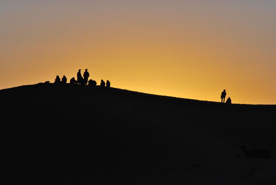 ...aber die Sonne klettert (und ich schwer-atmend auch...)