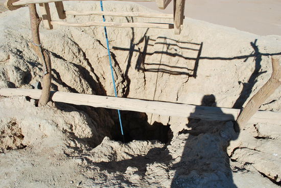 ziemlich tiefe Brunnen...