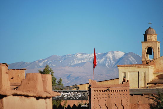 Schnee auf dem Hohen Atlas