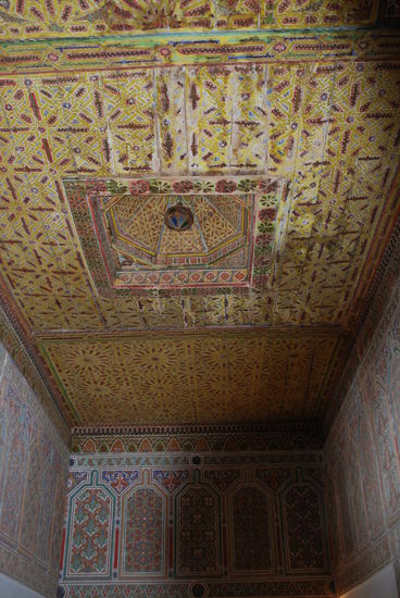 von innen sind die Räume der Kasbah nicht besonders prächtig, aber einige Highlights gibt es schon...